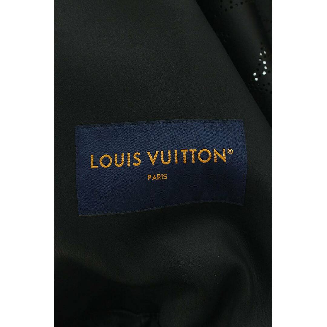 LOUIS VUITTON(ルイヴィトン)のルイヴィトン  23AW  RM232M TV8 HPL02W 1ABJ46 パーフォレーテッドミックスブルゾンレザージャケット  メンズ 50 メンズのジャケット/アウター(レザージャケット)の商品写真