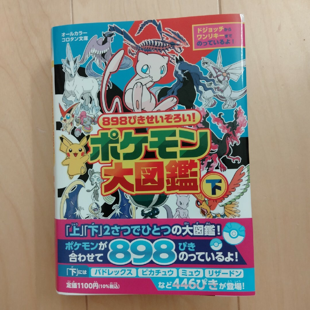 ８９８ぴきせいぞろい！ポケモン大図鑑 オ－ルカラー 下