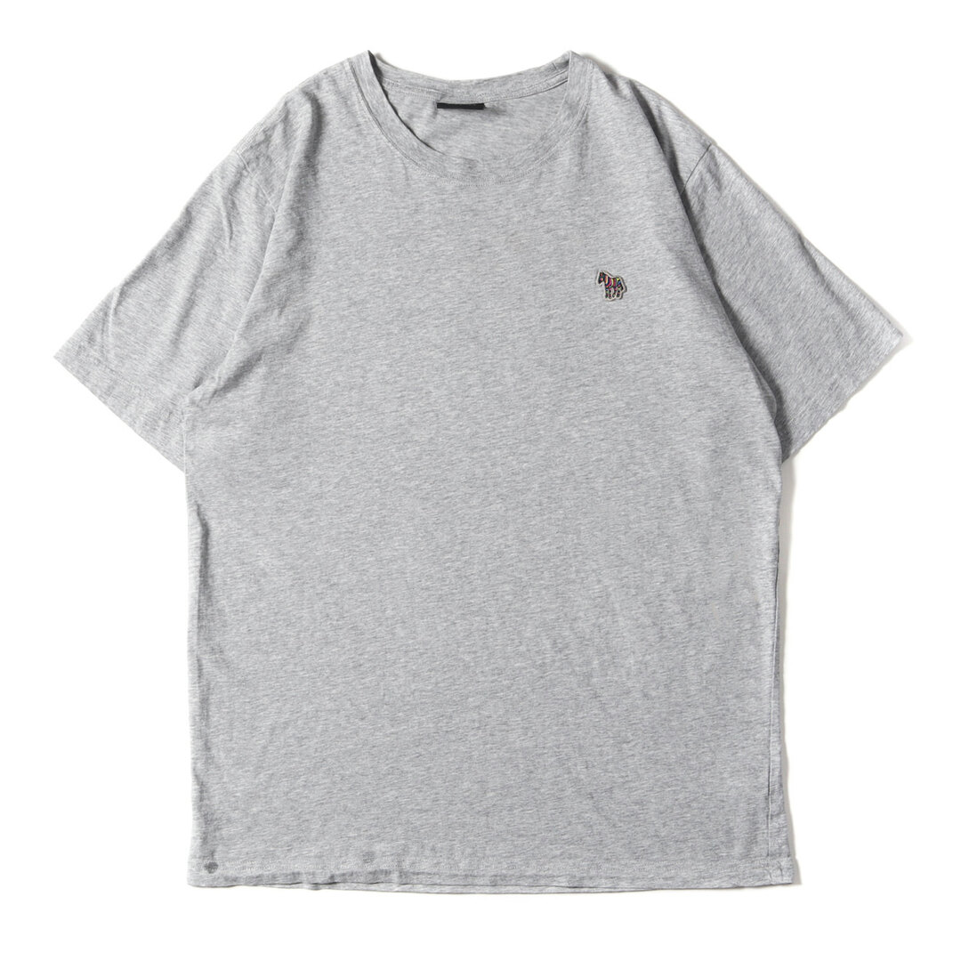 Paul Smith(ポールスミス)のPaul Smith ポールスミス Tシャツ サイズ:XL スポーツストライプ ゼブラ ワンポイント クルーネック 半袖 Tシャツ 192528 011R PSグレー トップス カットソー 【メンズ】【中古】 メンズのトップス(Tシャツ/カットソー(半袖/袖なし))の商品写真