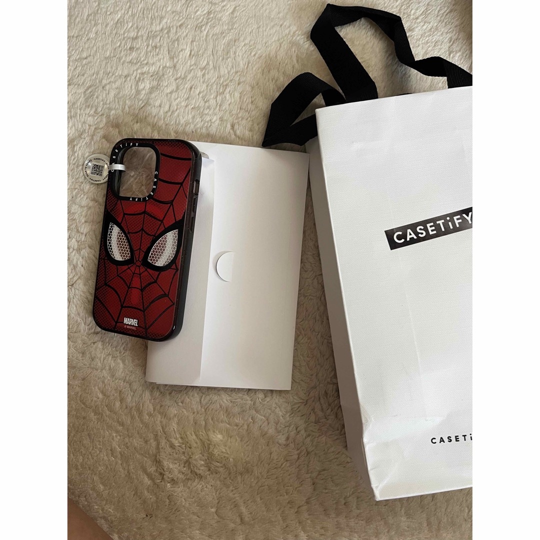 海外限定】スパイダーマン×CASETiFY iPhone14Pro ケース - iPhoneケース