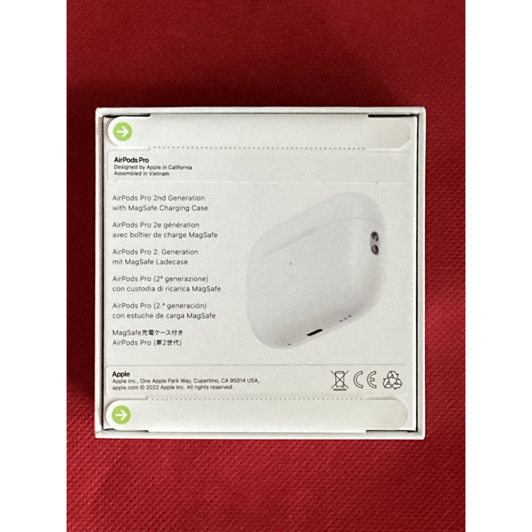 未開封 少しシール跡あり】AirPods Pro 第2世代 MQD83J/A 未開封 少しシール跡あり】AirPods Pro 第2世代 MQD83J/A