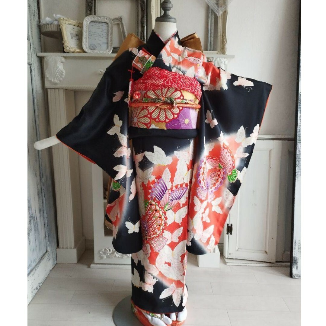 七五三 三歳 女児 被布着物セット 百花繚乱 祝着 やさし NO39373 七五三 三歳 女児 被布着物セット 百花繚乱 祝着 やさし NO39373