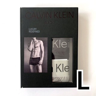 カルバンクライン(Calvin Klein)のCalvin Klein ボクサーパンツ BLACK Lサイズ 3枚セット(ボクサーパンツ)