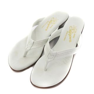 アイランドスリッパ(ISLAND SLIPPER)のアイランドスリッパ トングサンダル ウェッジソール 23.5cm 白 ホワイト(サンダル)