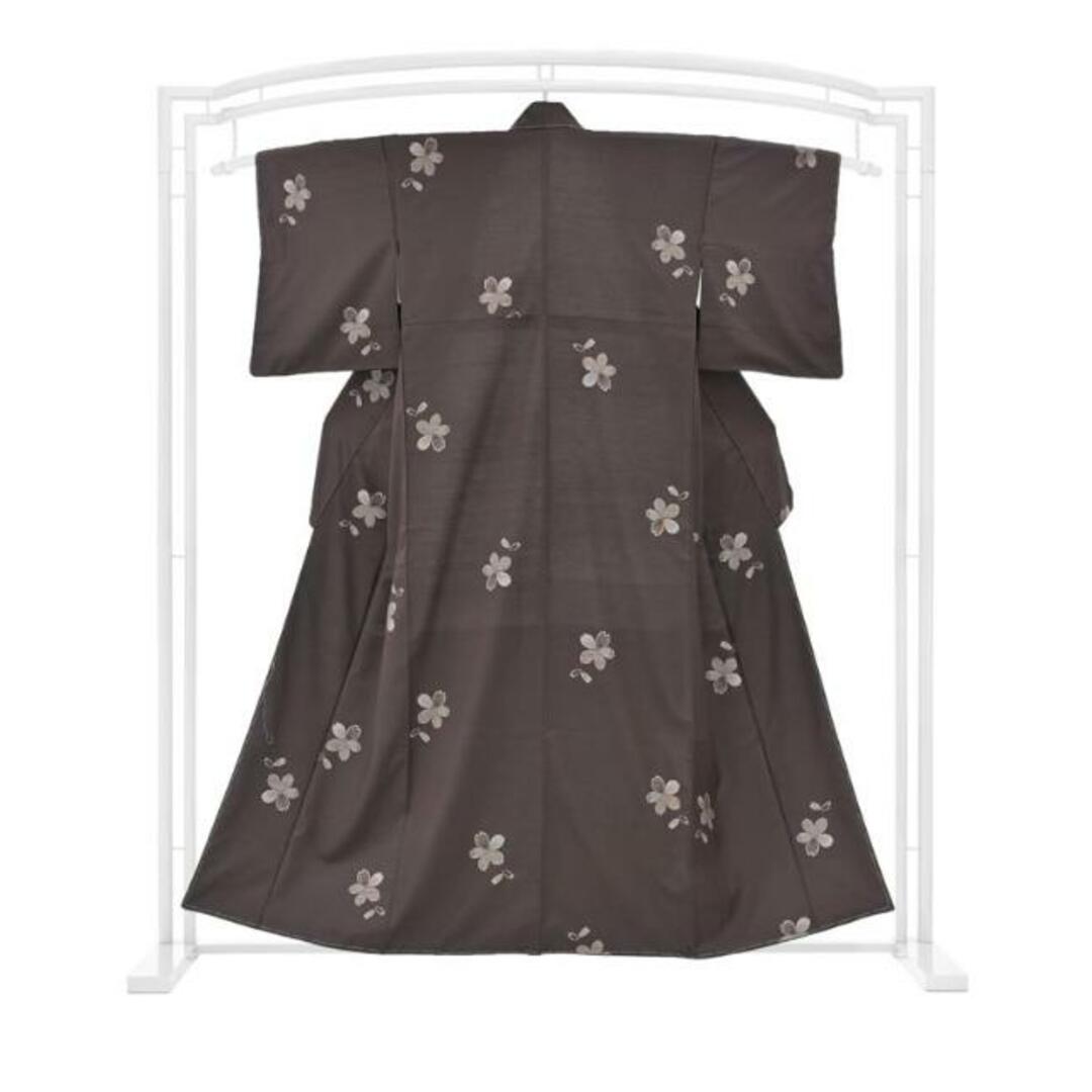 着物だいやす SALE544□本場大島紬□レア♪薩摩結城紬 桜花文 9マルキ