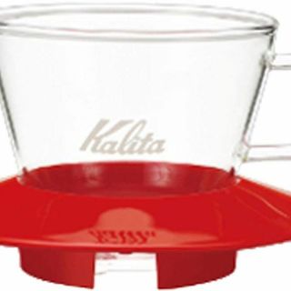 【色: レッド】Kalita (カリタ) コーヒードリッパー WDG-155 レ(容器)