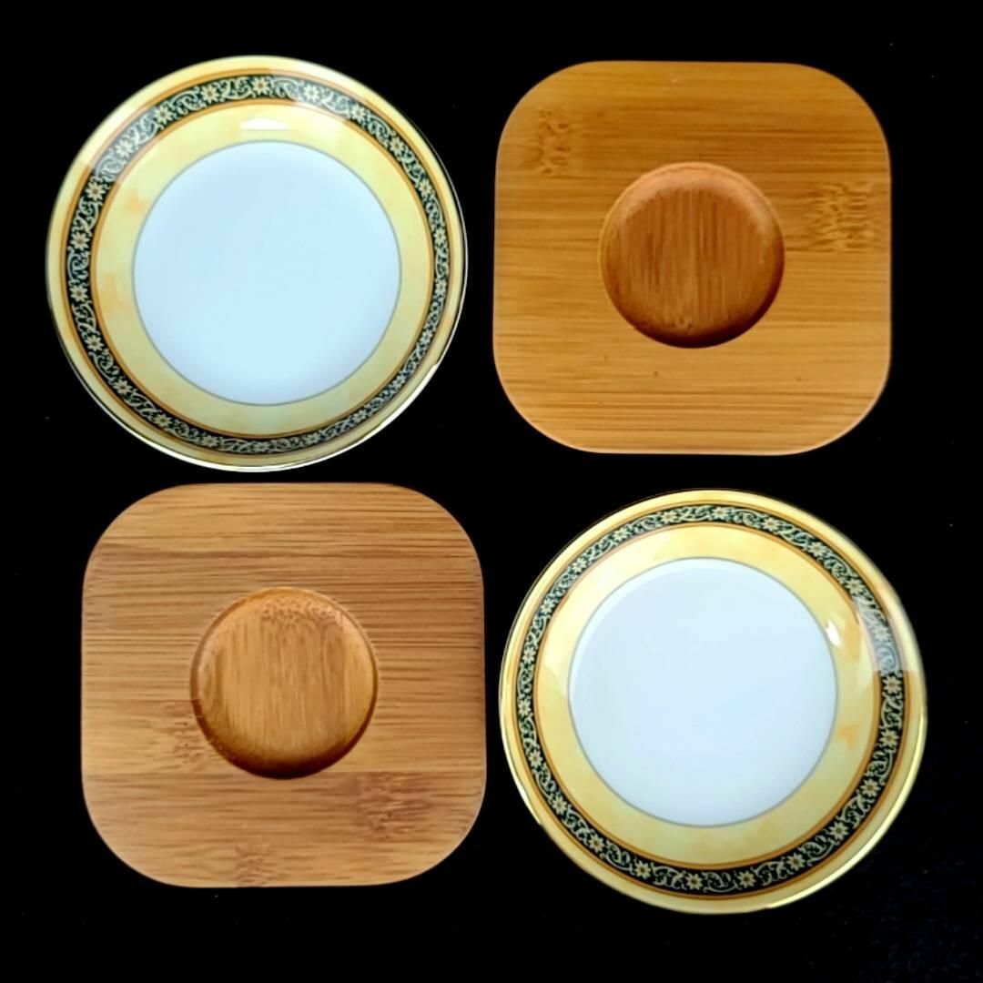 未使用 ◇ ウェッジウッド インディア ジャパニーズ C&S 茶托 ペア 箱