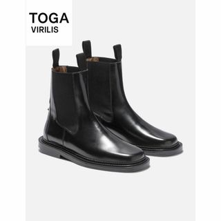 東京古着美品　TOGA VIRILIS トーガビリリース　サイドゴアブーツメンズ27.5