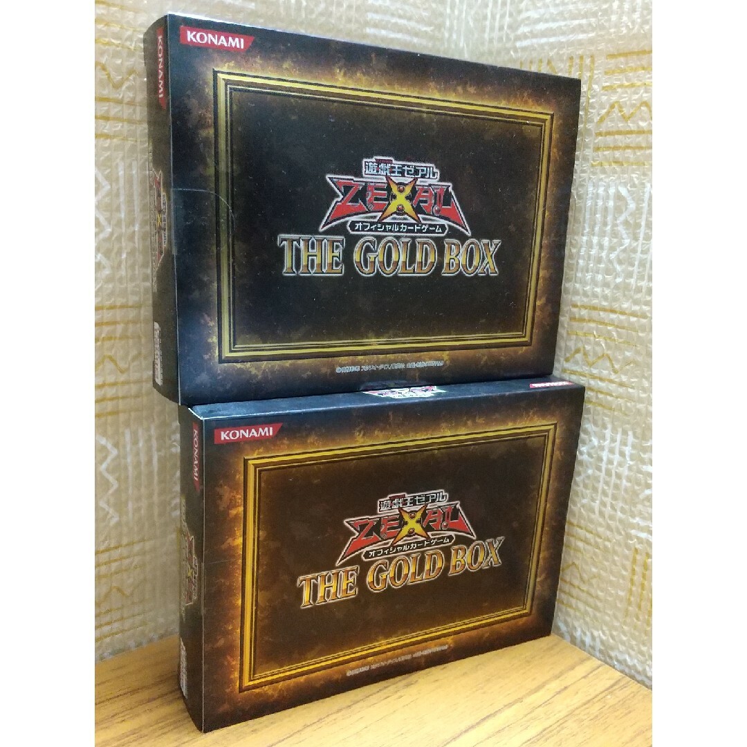 遊戯王ゼアル THE GOLD BOX 2個【未開封】 エンタメ/ホビーのトレーディングカード(Box/デッキ/パック)の商品写真