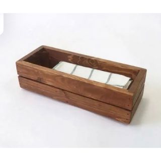 ムジルシリョウヒン(MUJI (無印良品))の３個セット 木製 木箱  小物入れ 収納箱  レトロ アンティーク ビンテージ(その他)