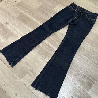 moussy - moussy カットオフフレアデニムパンツ 26インチ SLY riendaの
