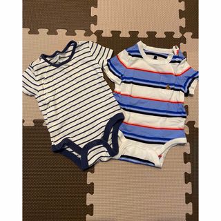 ベビーギャップ(babyGAP)のbaby GAP　半袖ロンパース　サイズ(3M〜6M) ブラナンベア(ロンパース)