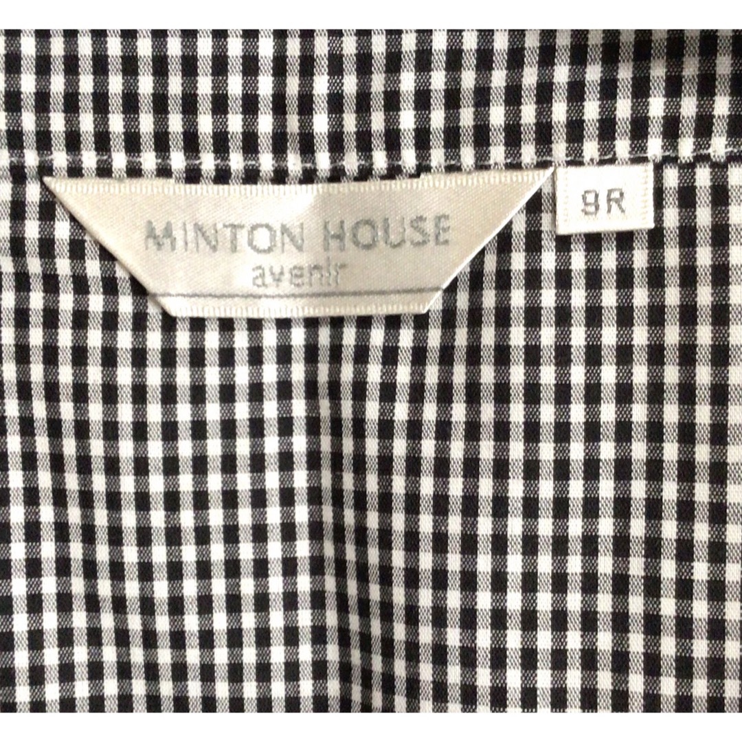 美品　MINITON　HOUSE  ロールアップ　ワンピース　M レディースのワンピース(ひざ丈ワンピース)の商品写真