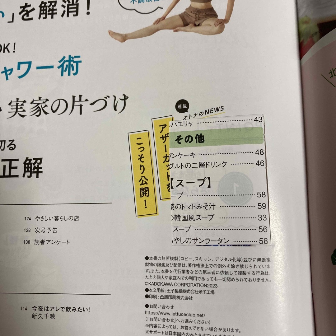 レタスクラブ7月号&8月号　2冊セット エンタメ/ホビーの雑誌(料理/グルメ)の商品写真