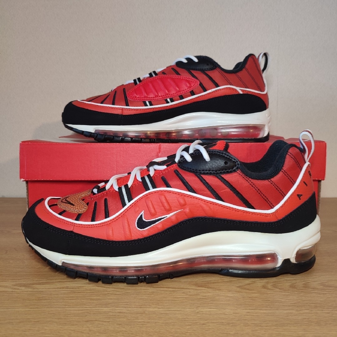 箱付 新品未使用 NIKE AIR MAX 98 "HABANERO RED"