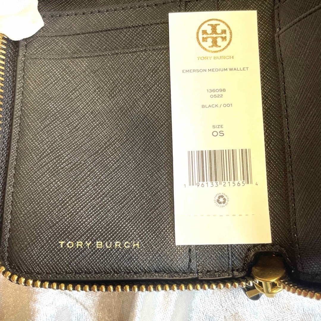 新品未使用✨TORY BURCH トリーバーチ レザー　ラウンドファスナー 財布