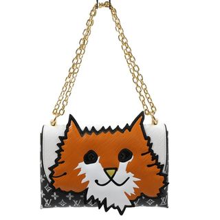 ルイヴィトン(LOUIS VUITTON)の　ルイ・ヴィトン LOUIS VUITTON キャット・ポシェットチェーン M52935 キャットグラム キャットグラムキャンバス レディース ショルダーバッグ(ショルダーバッグ)