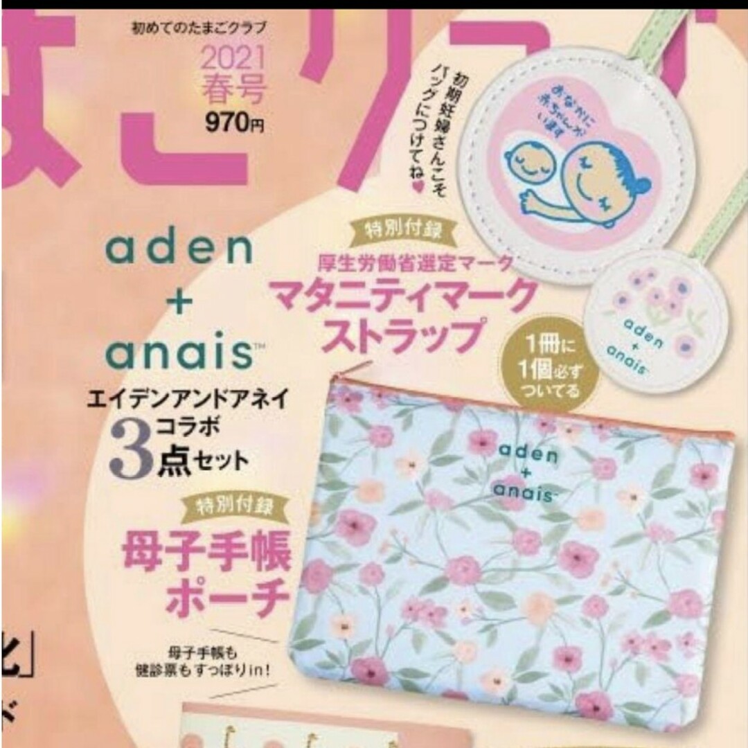 aden+anais(エイデンアンドアネイ)の167 初めてのたまごクラブ 春号 付録 キッズ/ベビー/マタニティのマタニティ(母子手帳ケース)の商品写真