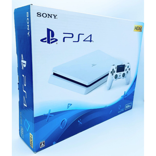 プレイステーション4(PlayStation4)の中古 箱付 完品 PlayStation 4 グレイシャー・ホワイト 500GB(家庭用ゲーム機本体)