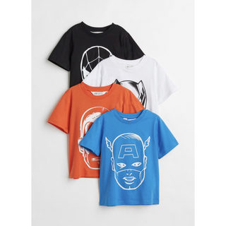 エイチアンドエム(H&M)のh&m マーベル　tシャツセット　男の子　新品　セット(Tシャツ/カットソー)