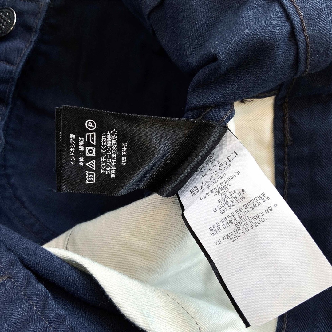 RRL(ダブルアールエル)の23SS 新品 RRL ダブルアールエル インディゴ ショートパンツ ショーツ メンズのパンツ(ショートパンツ)の商品写真