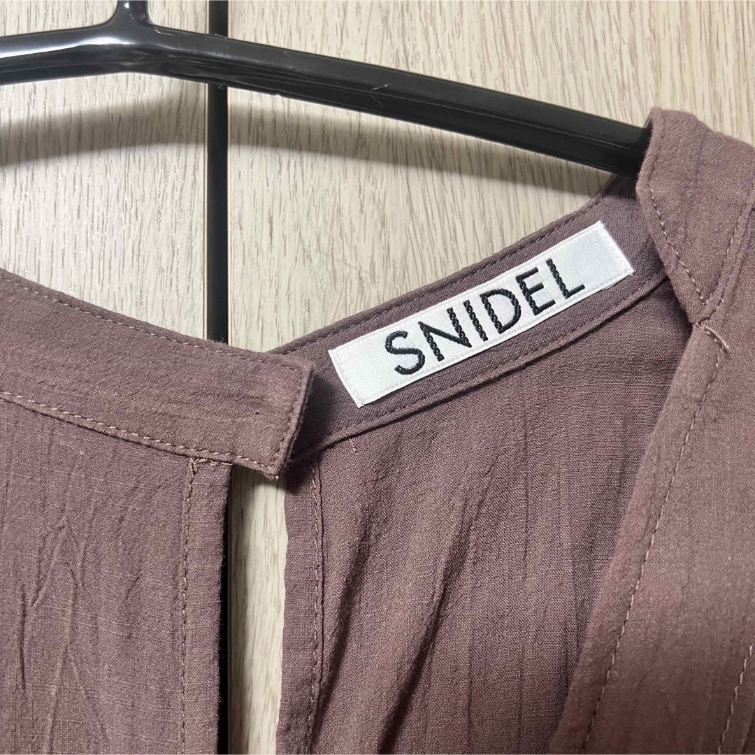 SNIDEL(スナイデル)のSNIDEL  コットンカシュクールワンピース レディースのワンピース(ロングワンピース/マキシワンピース)の商品写真