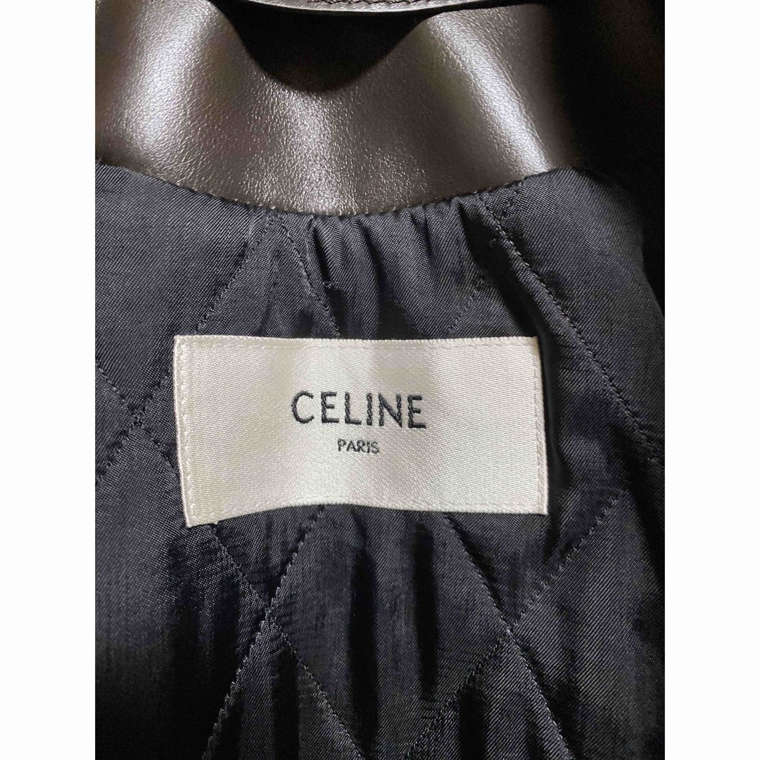 新品未使用 CELINE セリーヌ レザージャケット 44 エディ