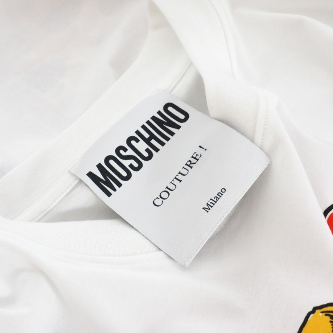 MOSCHINO(モスキーノ)のモスキーノ MOSCHINO Tシャツ 半袖 XS 白 A0713 メンズのトップス(Tシャツ/カットソー(半袖/袖なし))の商品写真