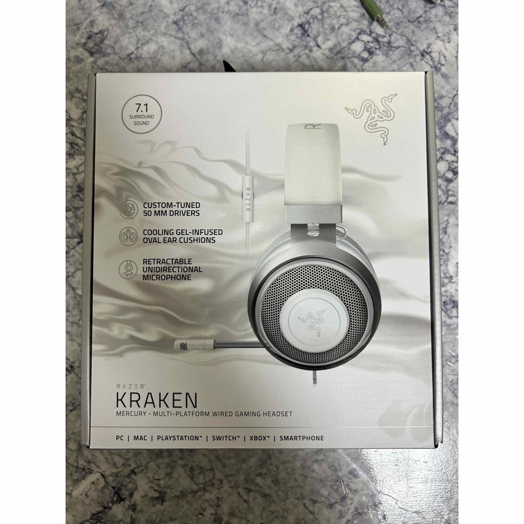 Razer KRAKEN 2019 MERCURY WHITE