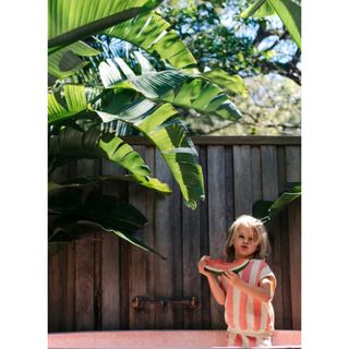 ザラキッズ(ZARA KIDS)のZARA キッズ　セットアップ　ストライプ　ピンクショートパンツ(その他)