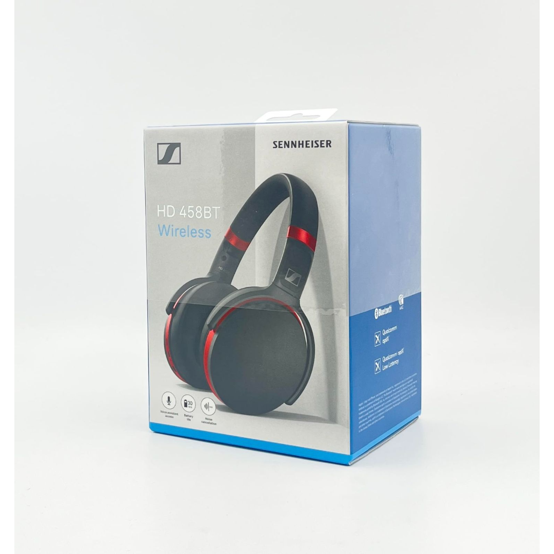 SENNHEISER(ゼンハイザー)の中古 箱付 完品 Sennheiser ゼンハイザー HD 458BT ノイズキ スマホ/家電/カメラのオーディオ機器(ヘッドフォン/イヤフォン)の商品写真