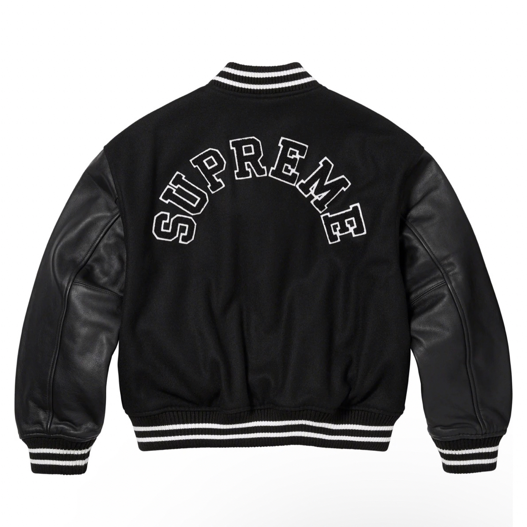 Lサイズ Supreme Tiger Varsity Jacket Black