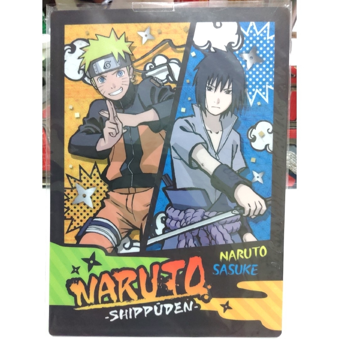 NARUTO疾風伝　Nシヨ　下敷き　ショウワノート　ナルト疾風伝　サスケ　レア物 | フリマアプリ ラクマ