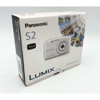 パナソニック(Panasonic)の中古 箱付 完品 パナソニック デジタルカメラ ルミックス S2 光学4倍 ブラ(その他)