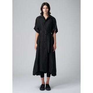 未使用品!ヨウジヤマモトY´s ハーフミリタリー ロングシャツワンピース 1-