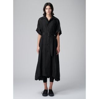 ヨウジヤマモト(Yohji Yamamoto)の10万円以上値引きYOHJI YAMAMOTO COTTON/SILK COAT(ロングワンピース/マキシワンピース)