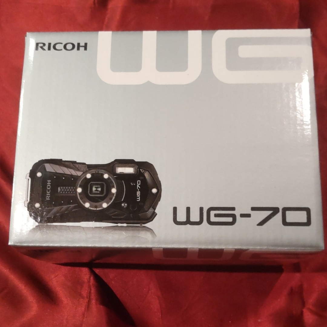 ROCOH リコー防水デジタルカメラ WG-70 オレンジ WG-70OR スマホ/家電/カメラのカメラ(コンパクトデジタルカメラ)の商品写真