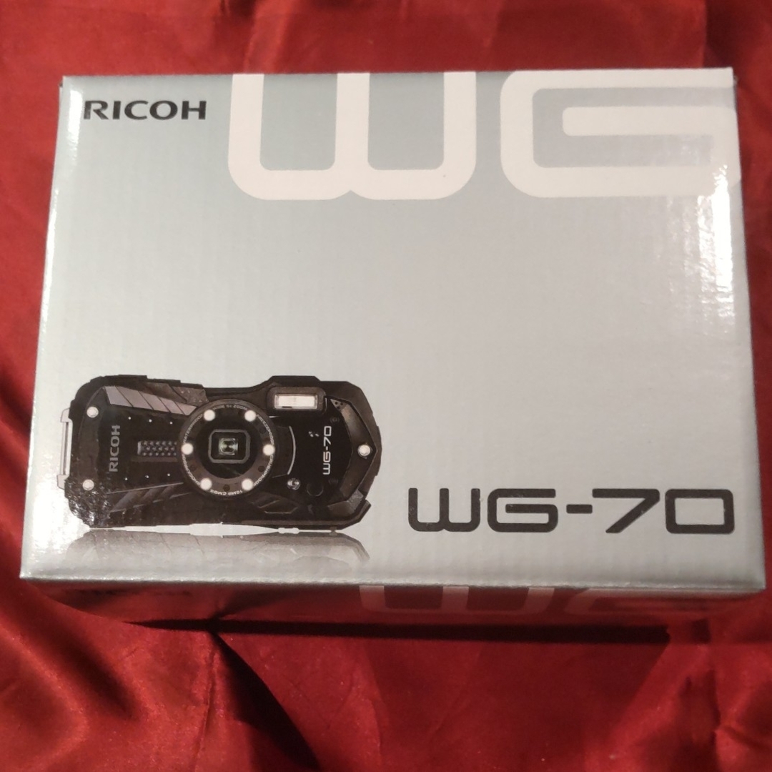 ROCOH リコー防水デジタルカメラ WG-70 オレンジ WG-70ORの通販 by