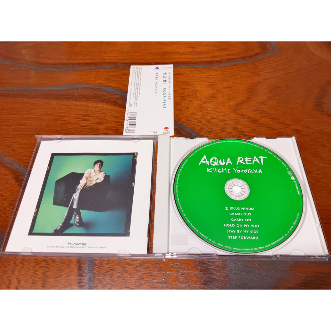 635）【横山輝一】CD『AQUA REAT』（開封済） 4