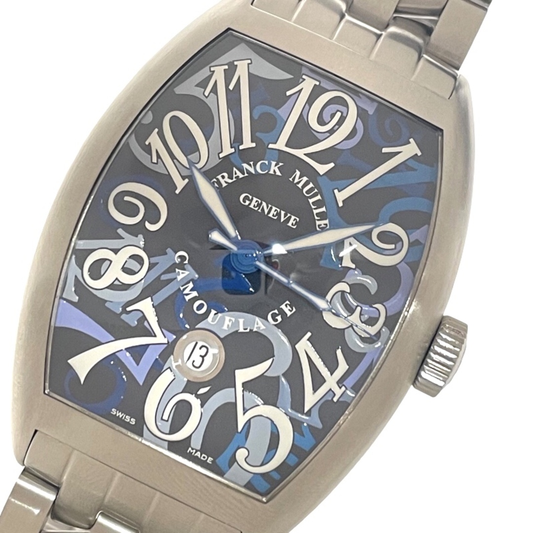 FRANCK MULLER(フランクミュラー)の　フランク・ミュラー FRANCK MULLER カサブランカ　カモフラージュ 8880CDTBR ネイビー ss メンズ 腕時計 メンズの時計(その他)の商品写真