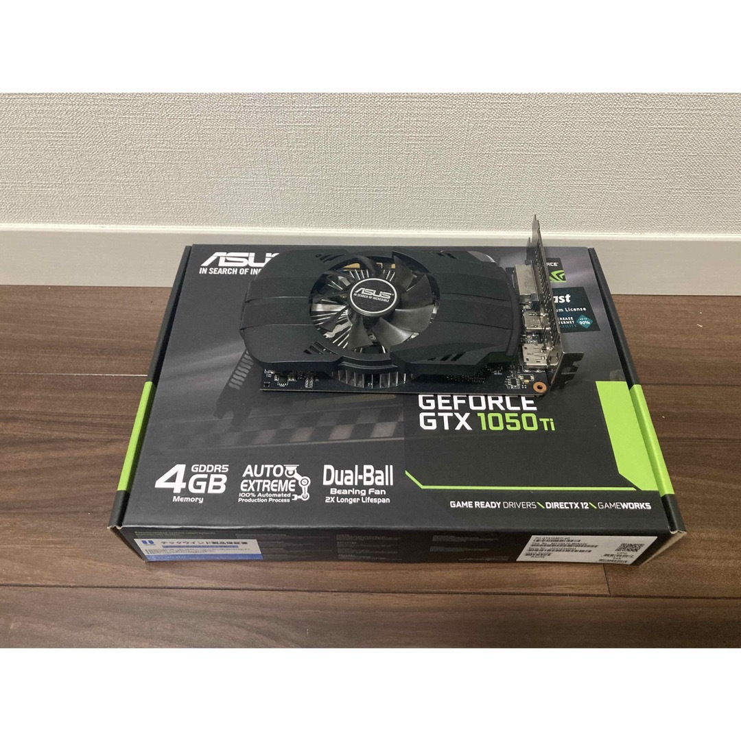 ASUS GTX1050TI 4GPCパーツ