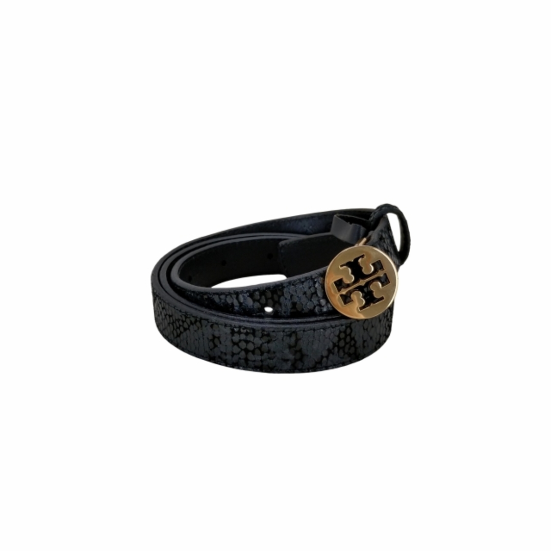 TORY BURCH(トリーバーチ) USA製 エンブレムバックル ナローベルト