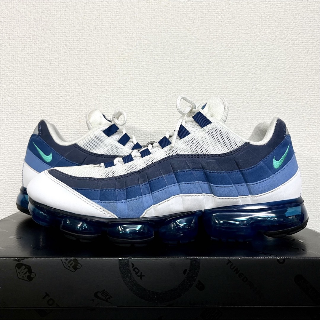 希少!美品 ナイキ AIR VAPORMAX 95 ブルーグラデ 29cm 完売-