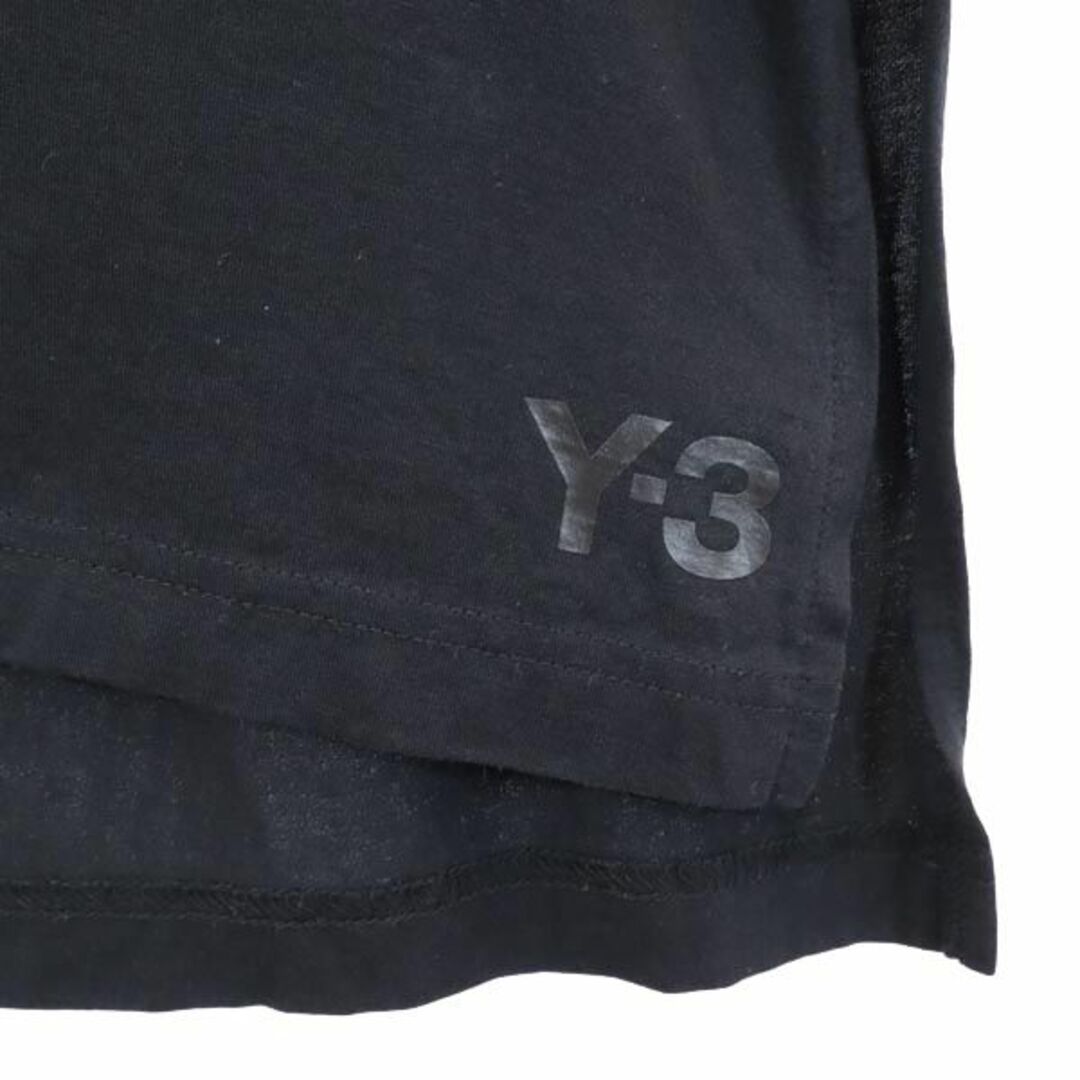 ヨウジヤマモト フード付き ロング ジップパーカー S ブラック Yohji Yamamoto Y's ハーフジップ メンズ   【230819】 5