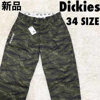 ディッキーズ(Dickies)の新品未使用　ディッキーズ　ワークパンツ　カーゴパンツ　迷彩　34インチ(ワークパンツ/カーゴパンツ)