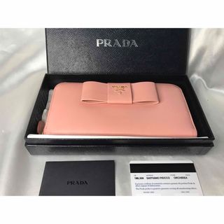 プラダ(PRADA)のインポートケンジ様専用　超美品PRADA プラダ リボン ORCHIDEA(財布)