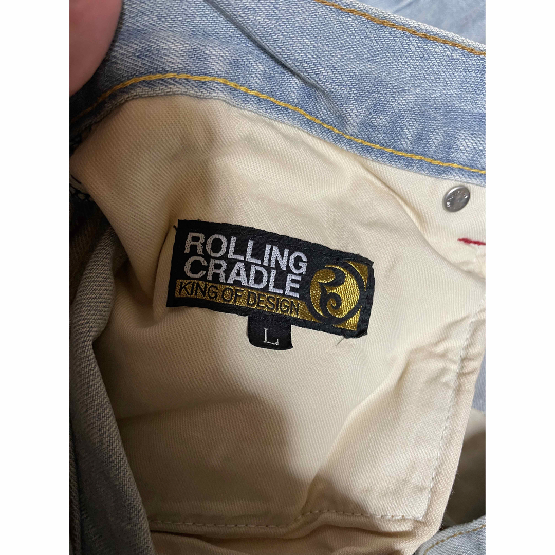 ROLLING CRADLE(ローリングクレイドル)のROLLING CRADLE限定パッチワークデニム メンズのパンツ(デニム/ジーンズ)の商品写真