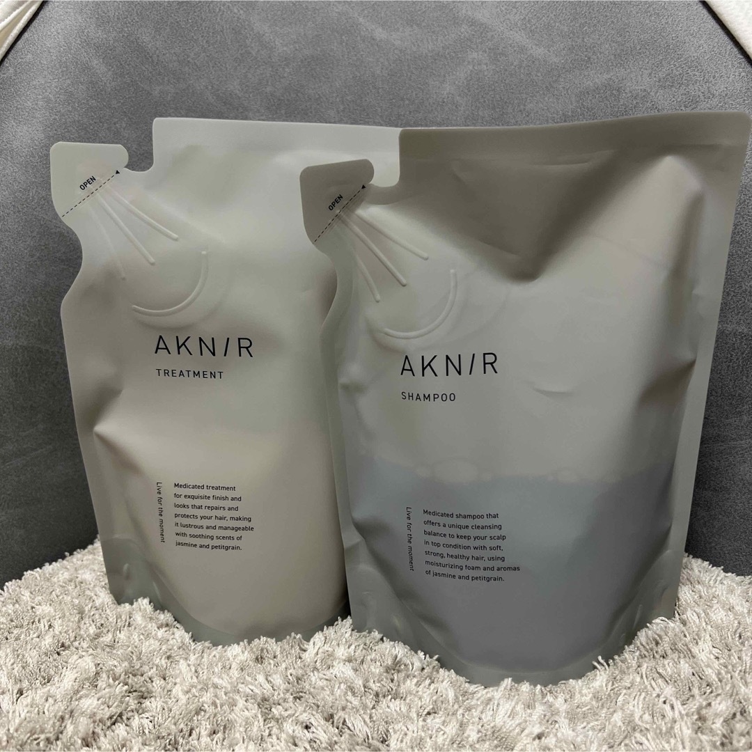 AKNIR アクニー 薬用ヘアシャンプー＆トリートメント詰め替えセット