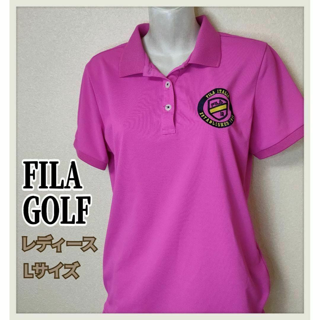 FILA(フィラ)のFILAGOLF FILA ITALIA ゴルフウェア ポロシャツ Lサイズ レディースのトップス(ポロシャツ)の商品写真