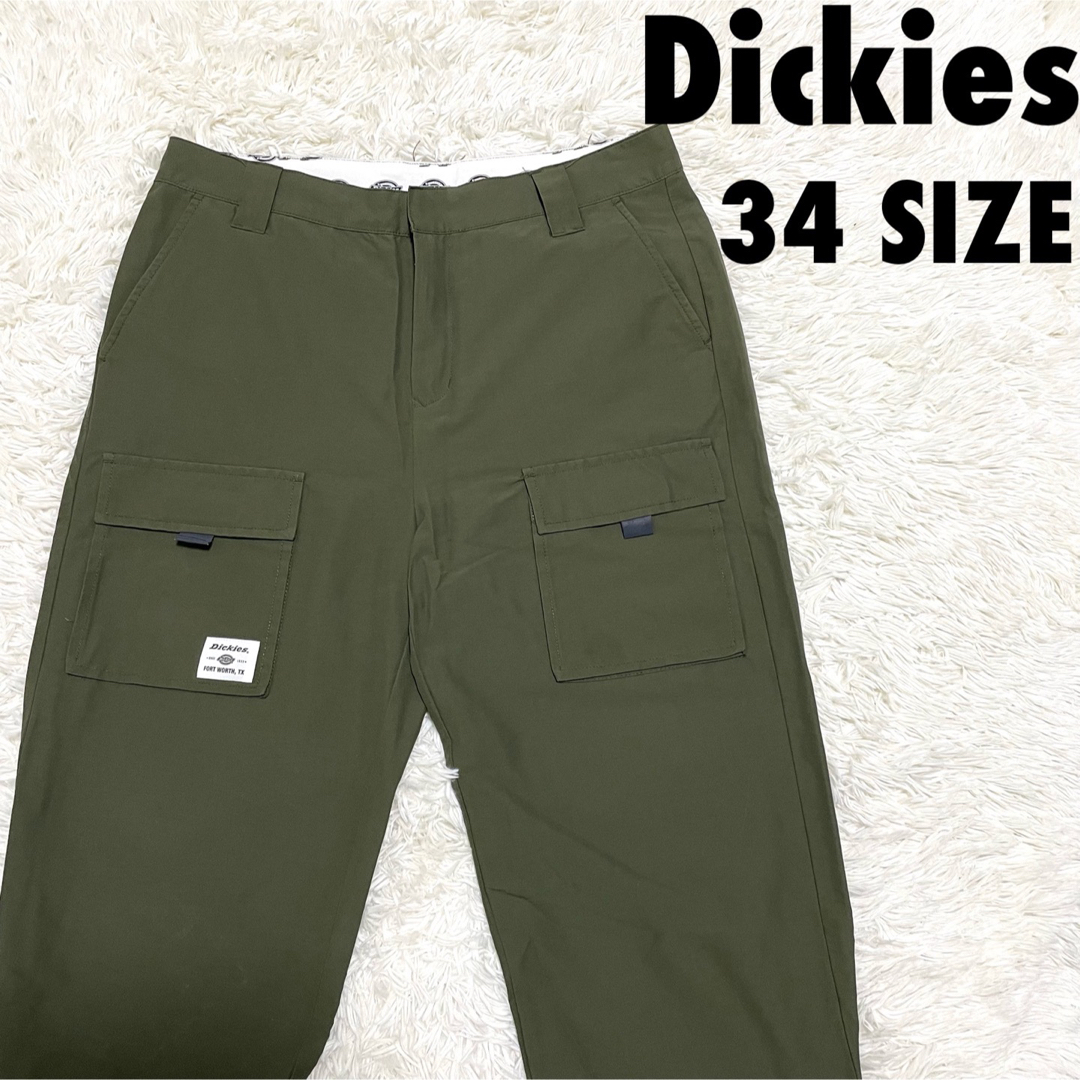 Dickies - ディッキーズ ワークパンツ カーゴパンツ ナイロン混 34